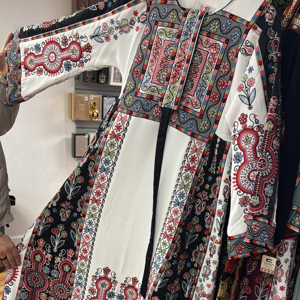Floral Patterned Dress - Multicolor